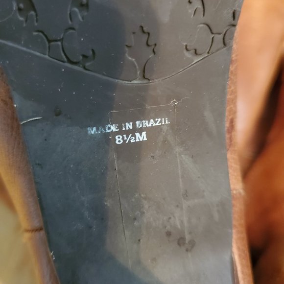 Matisse "Tasha" Cigar Brown Heeled Boots  Grommet/Pull tabs Size 8.5 - Picture 13 of 14